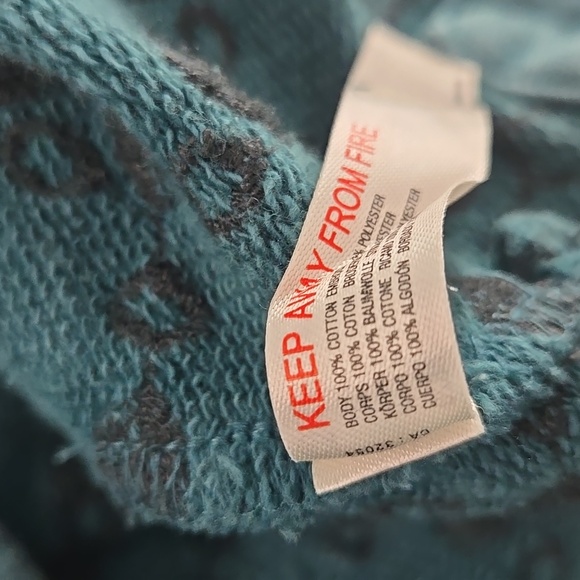 Daily Practice Anthropologie Blaine Embroidered Hoodie Mini Dress Green MEDIUM - Picture 14 of 14